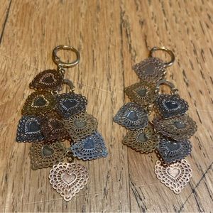 Hanging Heart earrings